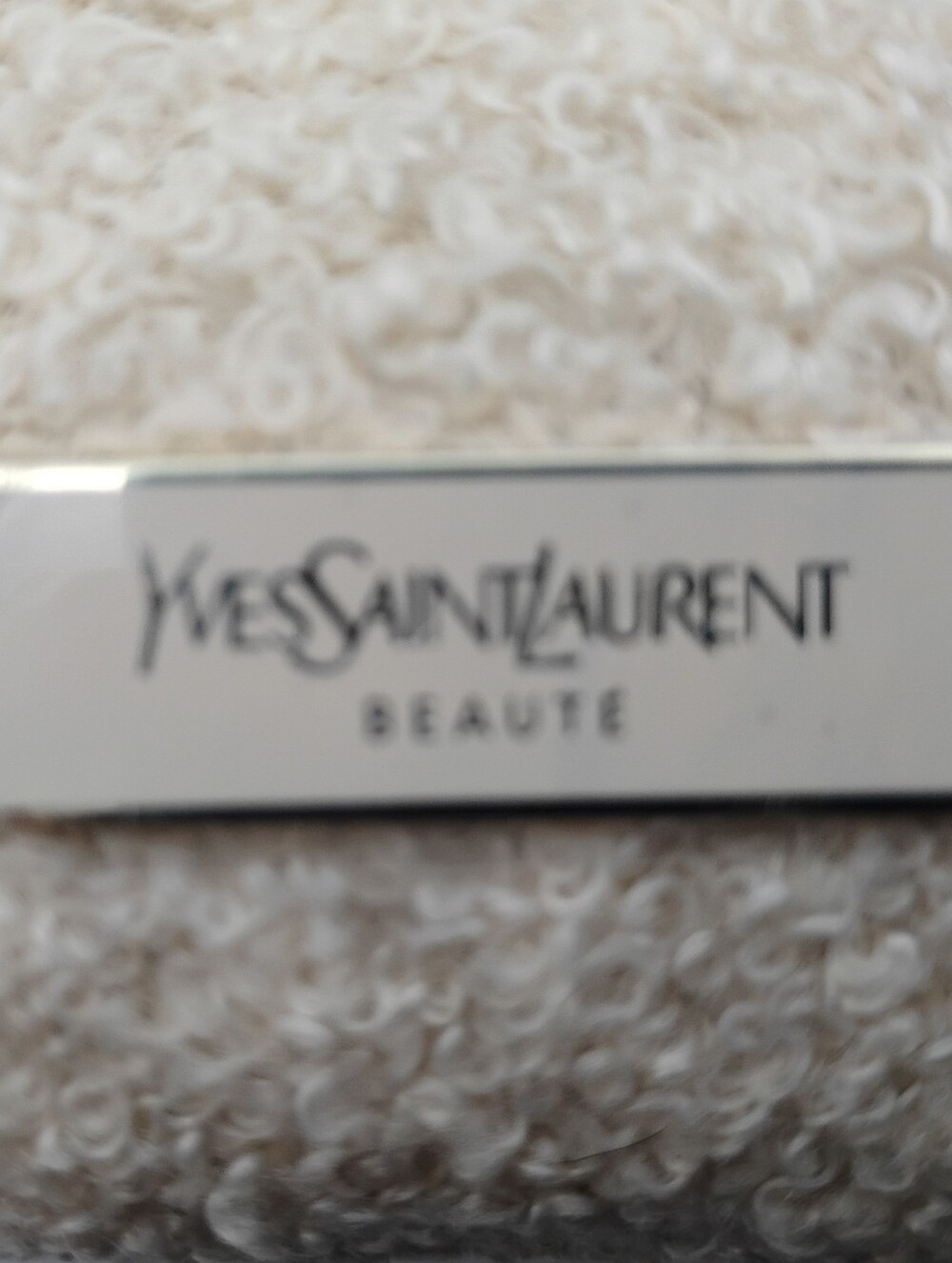 Yves Saint Laurent Bouclé Cosmetic Pouch in Cream - Picture 5 of 6